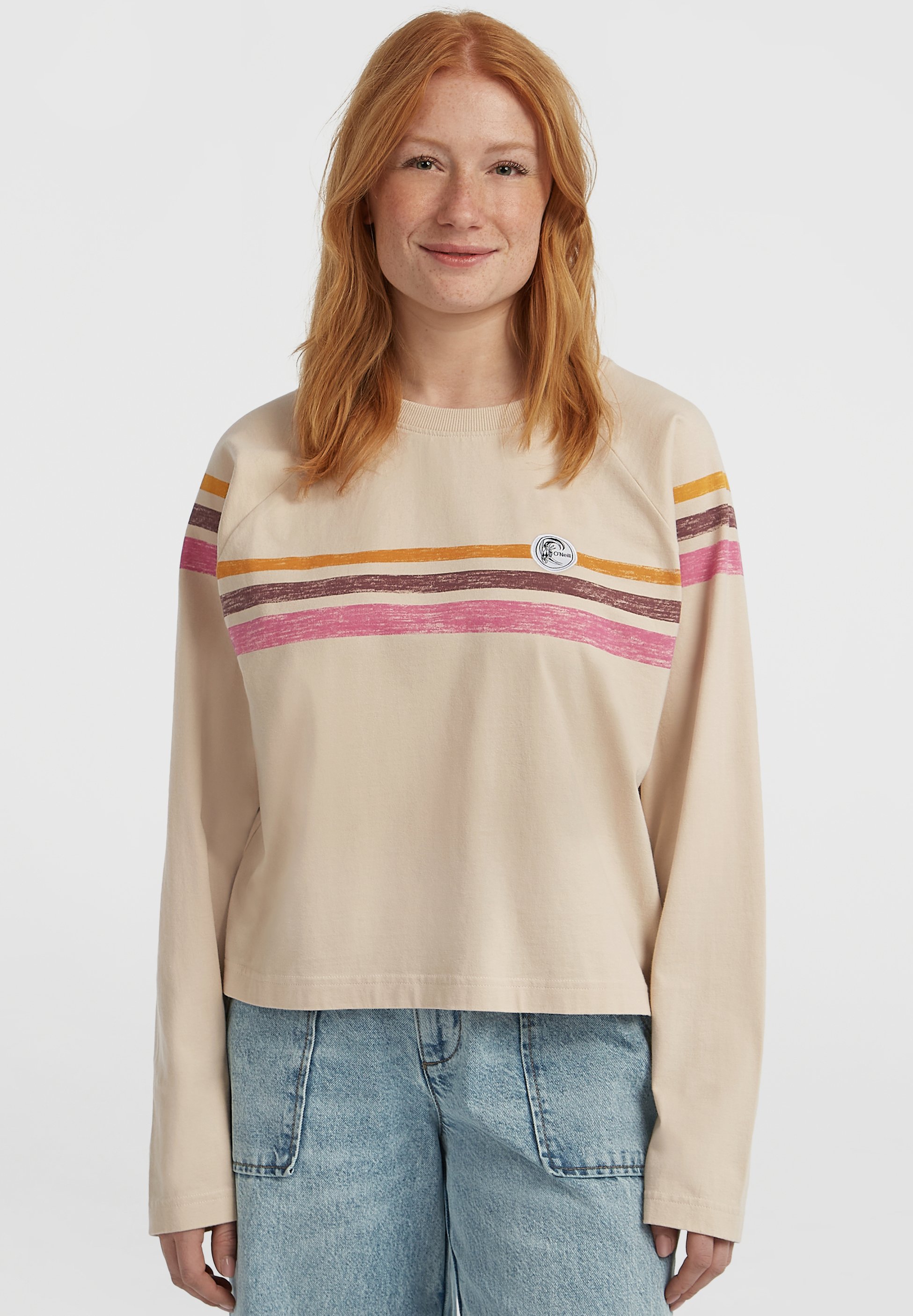 O'Neill Triple Stack - Maglietta Donna Con Scollo A V, Tessuto Elasticizzato, Vestibilità Regolare E Cuciture Sulle Spalle