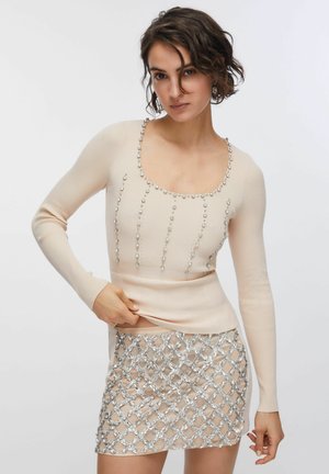 WITH JEWEL - Džemper - beige