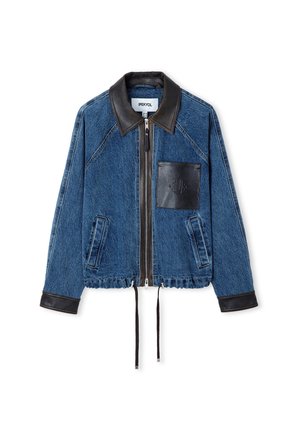 Ipekyol, IPEKYOL JACKET FABRIC MIX DENIM JACKET - Chaqueta vaquera - indigo