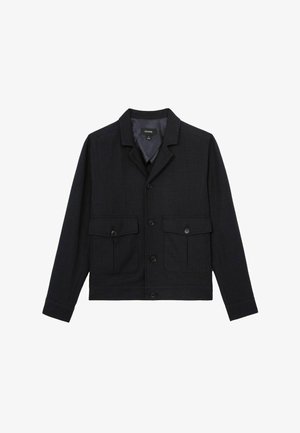Reiss, REGULAR FIT - GANDINE TEXTURED HOPSACK FLAP-POCKET JACKET . - Suvejakk - navy