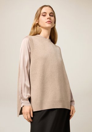 OVER - Strickpullover - beige