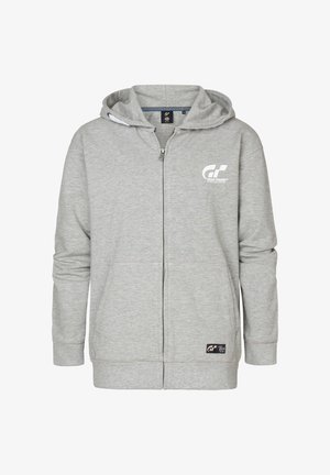 GRAN TURISMO APEX - Bluză de molton cu fermoar - light grey melee
