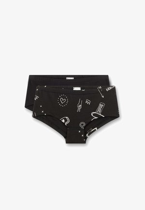 Sanetta, SLIPS (DOPPELPACK) GRAFFITI - Slip - black