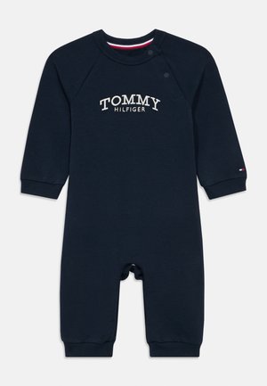 LOGO EMBROIDERY TERRY COVERALL - Kombinezonas - dark night navy