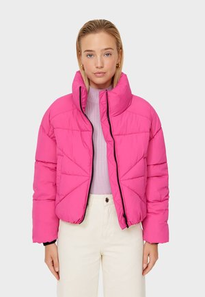 PUFFER SCHAL - Lehk bunda - mottled pink