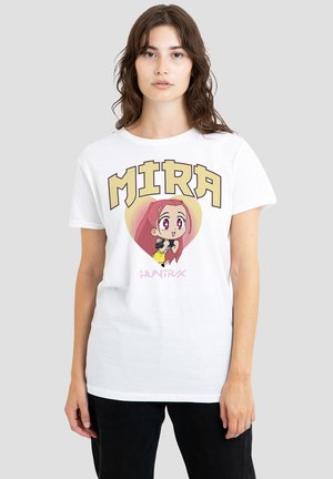 KPOP DEMON HUNTERS - HUNTRIX MIRA COLLEGIC - Print T-shirt - white