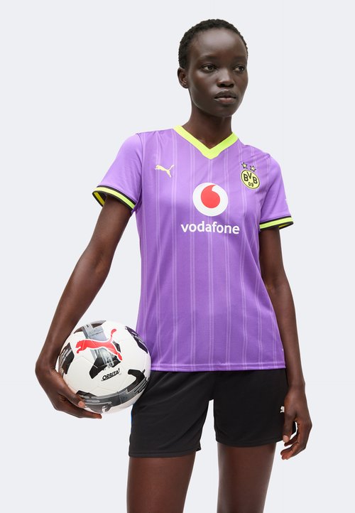 PUMA BVB DORTMUND THIRD REPLICA - Club wear - purple glimmer/yellow alert — foto 4