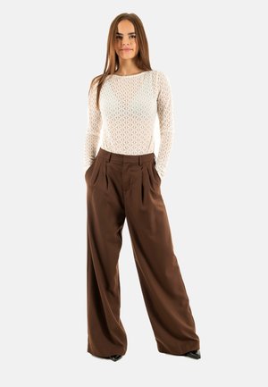 TATUM - Broek - marron