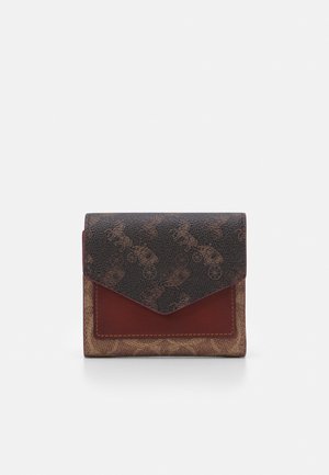 SIGNATURE CARRIAGE SMALL WALLET - Geldbörse - tan/brown/rust