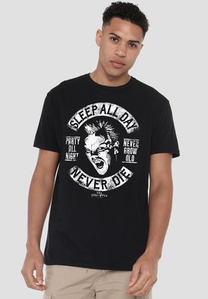 Warner Brothers, THE LOST BOYS/BIKER DAVID SLEEP ALL DAY - T-Shirt print - black