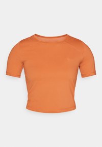 PERFORMANCE CREWNECK CROP TOP - Sportska majica - copper