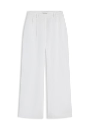Tommy Hilfiger, TAILORED WIDE LEG - Bukser - classic white