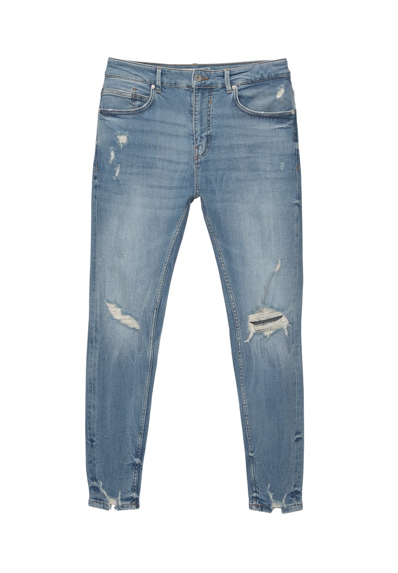 PULL&BEAR Slim fit jeans blauw PULL&BEAR Slim fit jeans blauw
