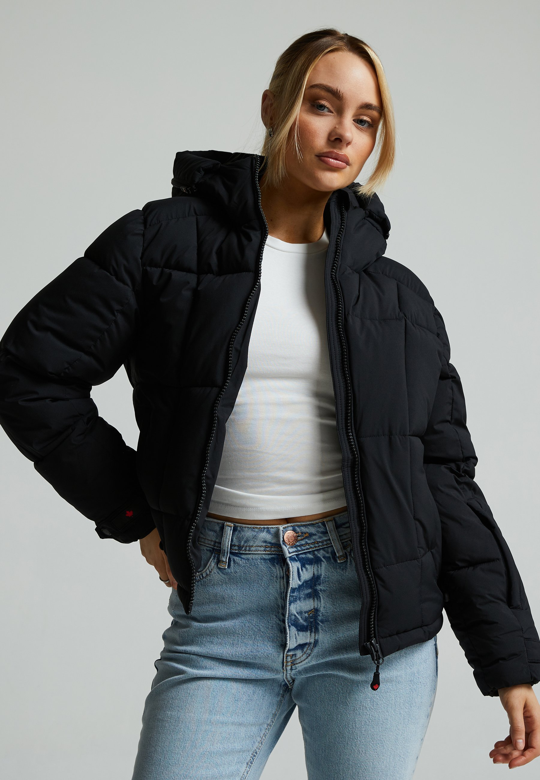 Alessandro Zavetti GUILIA PUFFER JACKET - Winter jacket - jet