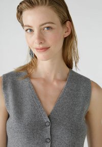 Oui Waistcoat - grey