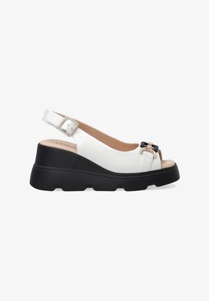 VENEZIA, Plateausandaler - white
