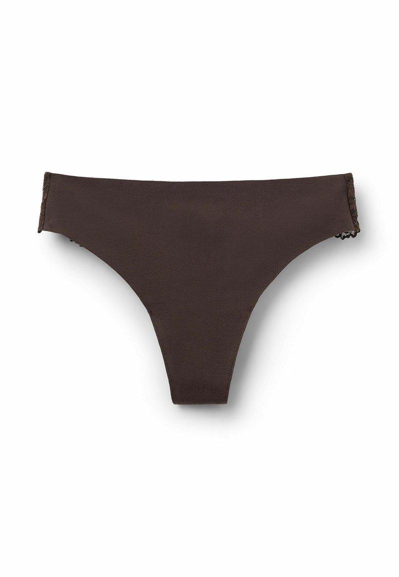 Tezenis LASER CUT - Brazilky - brown/tmavě hnědá - Zalando.cz