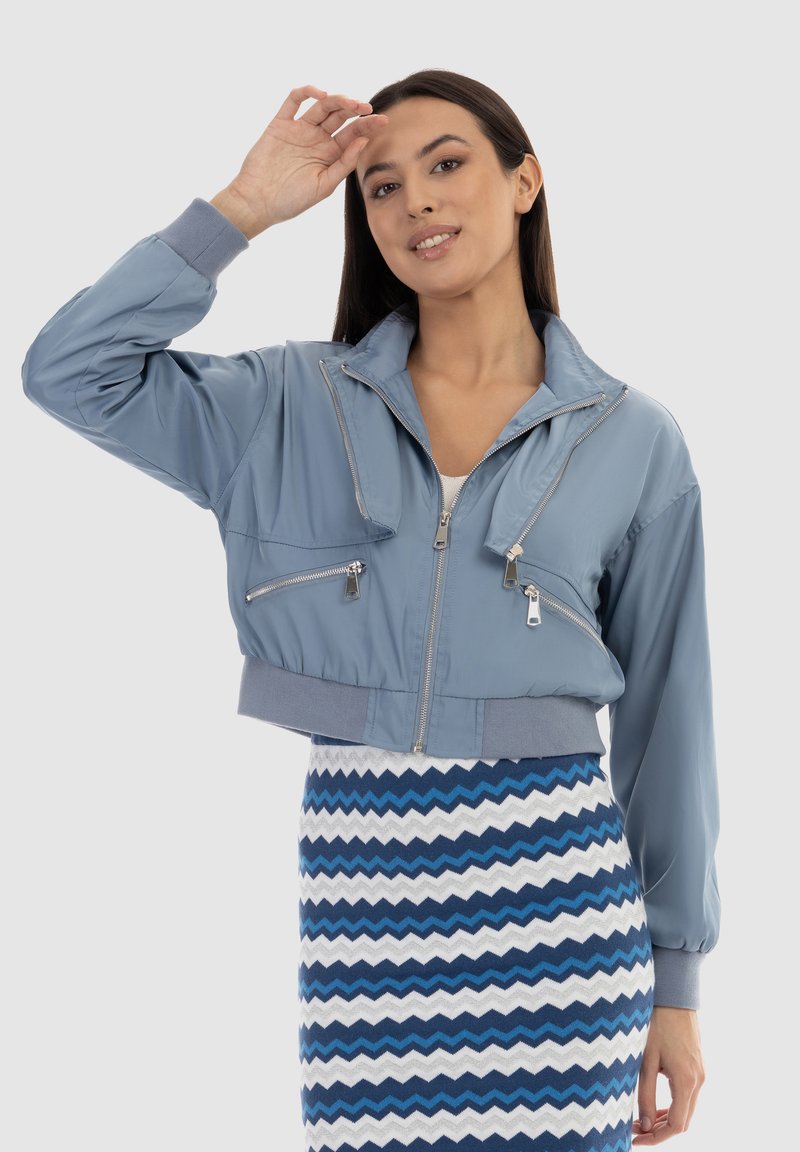 faina Leichte Jacke - rauchblau/blau - Zalando.de