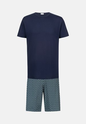mey, MEY PYJAMA KURZ SERIE CURVES SET - Pyjama - yacht blue