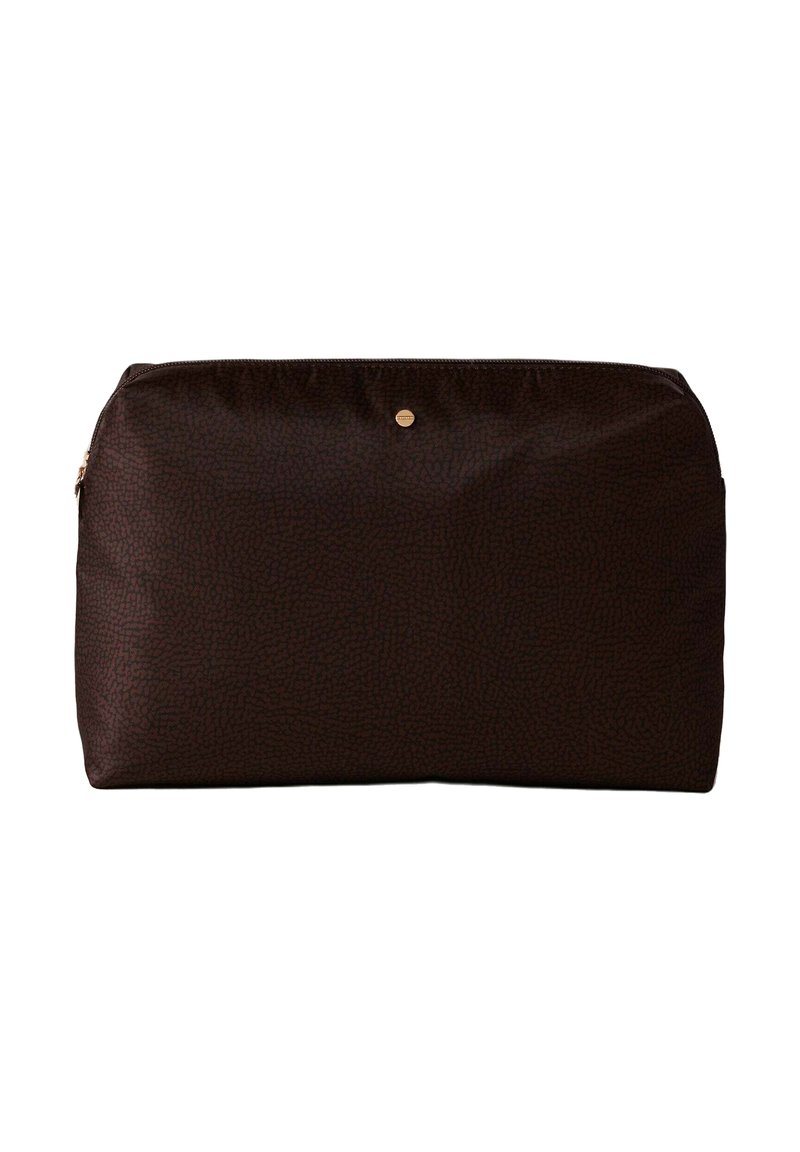 Borbonese MEDIUM  OP  - Wash bag - dark brown black