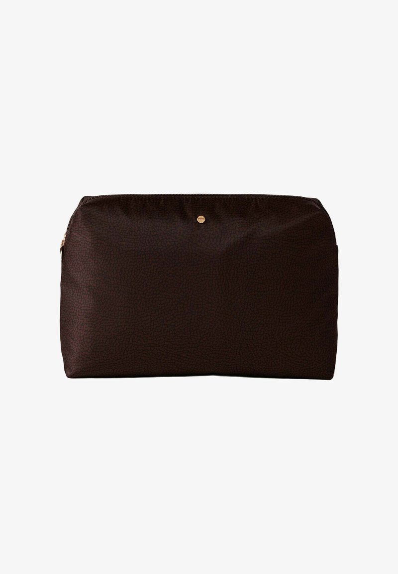Borbonese MEDIUM OP - Wash bag - dark brown black