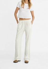 Stradivarius Broek - white