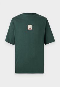 CREW - Print T-shirt - midnight green