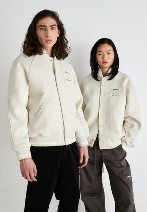 VARSITY UNISEX - Bomber tipa jaka - beige