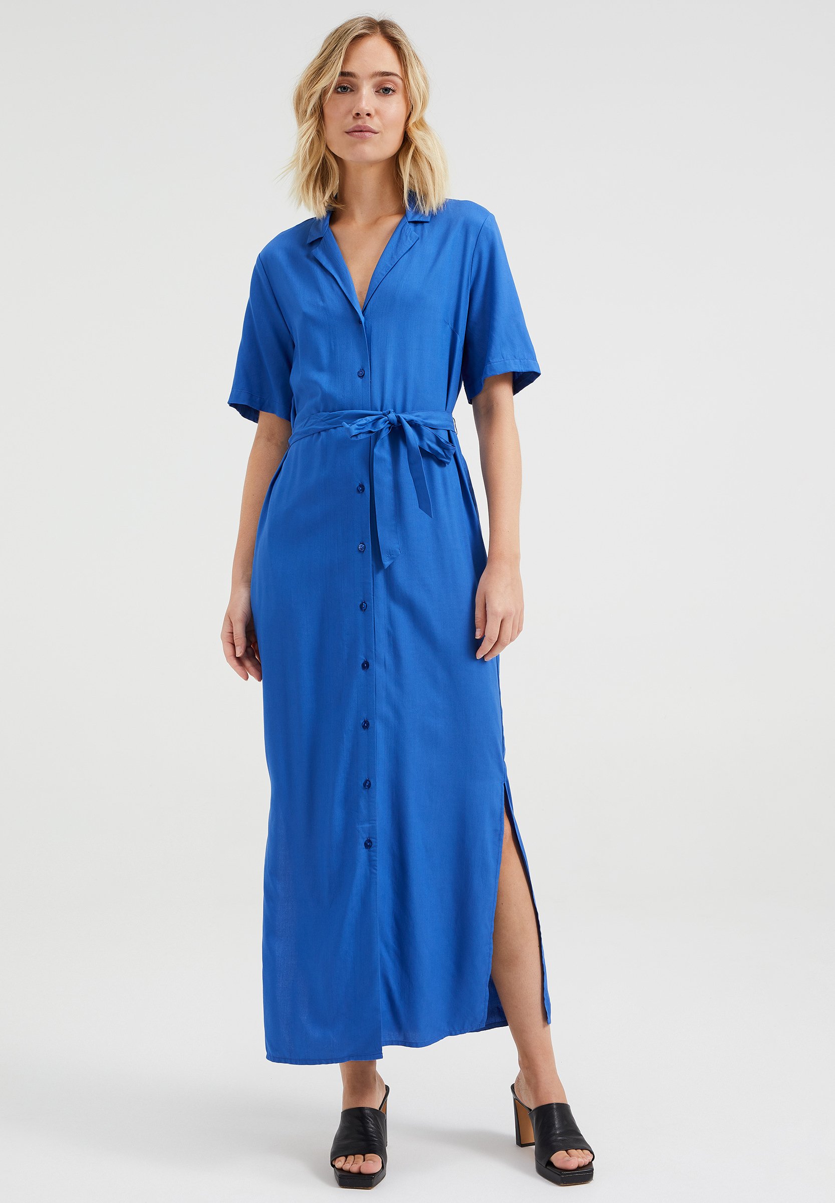 WE Fashion Abito a camicia - blue/blu - Zalando.it