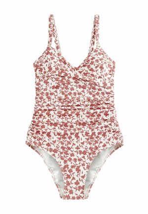Next TUMMY CONTROL - Badpak - rose pink ditsy floral