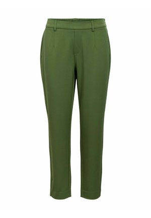 Object, OBJLISA SLIM PANT NOOS - Trousers - bronze green