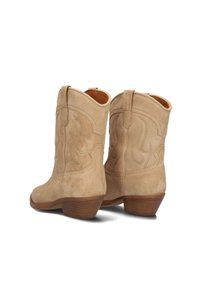 Alpe Cowboy/biker ankle boot - beige