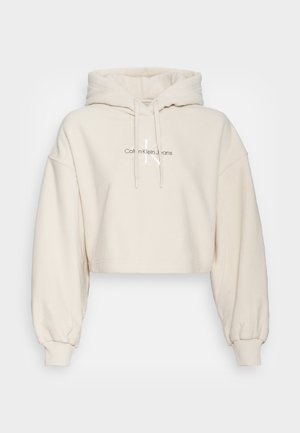 POLAR HOODIE - Sweat polaire - eggshell