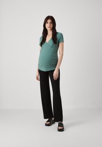 ONLY MATERNITY OLMLIMALA WIDE - Püksid - black