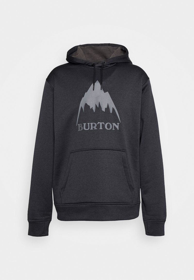 Burton OAK HOODY - Kapuzenpullover - true black heather/schwarz  