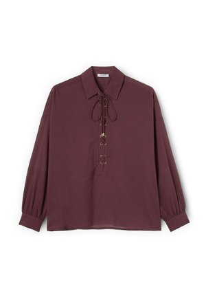 Motivi, CAMICIA OVER CON LACCI - Blusa - viola