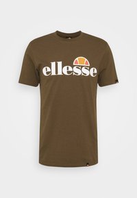 SL PRADO TEE - Nyomott mintás póló - khaki
