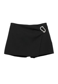 WITH BUCKLE - SKORT - Šortky - black
