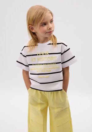 T-shirt print - white