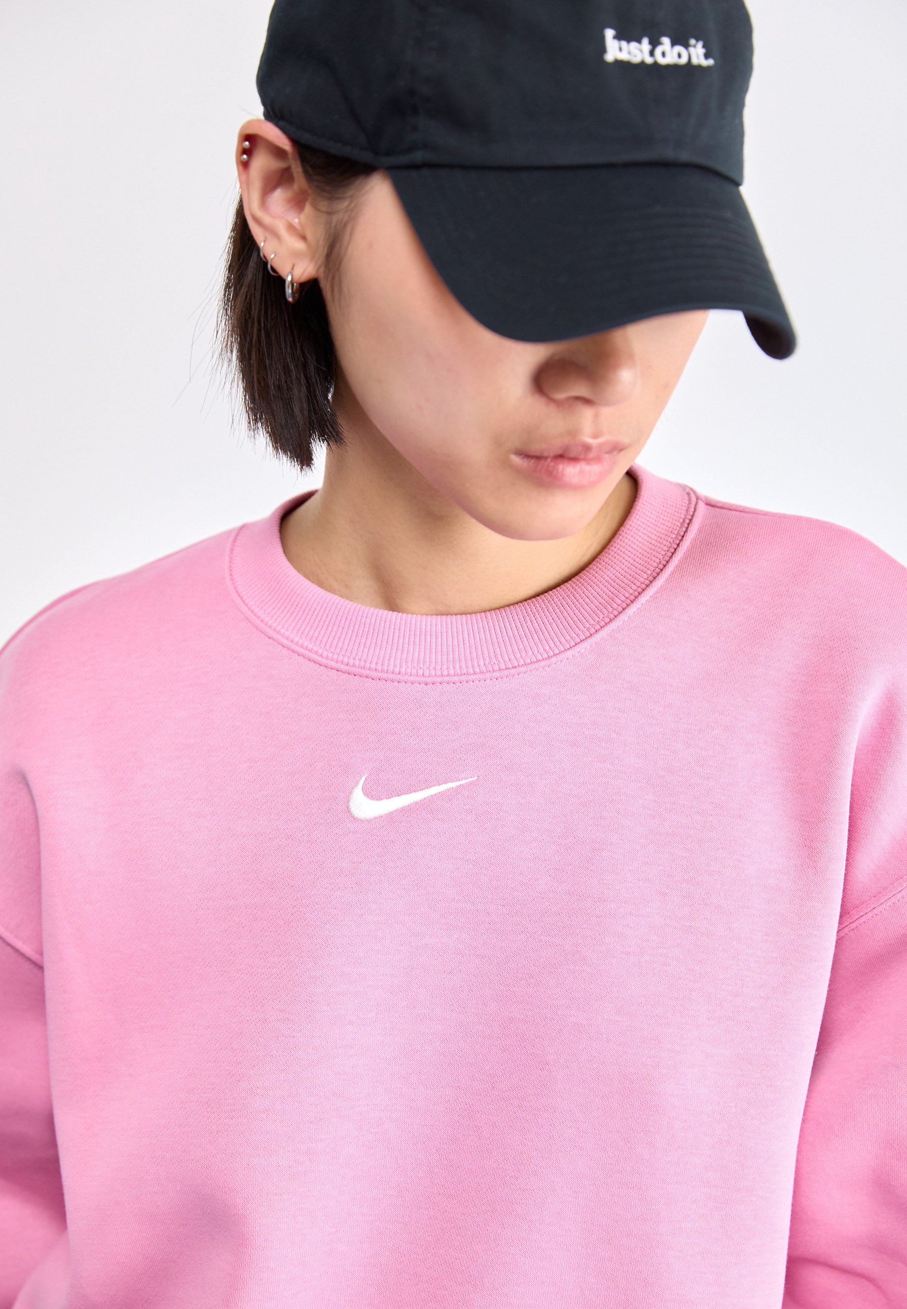 売れ筋商品|||ナイキ パーカー・スウェットシャツ レディース アウター LONG CREW - Sweatshirt - elemental pink/sail Nike Sportswear LONG CREW - Sweatshirt - elemental pink/sail