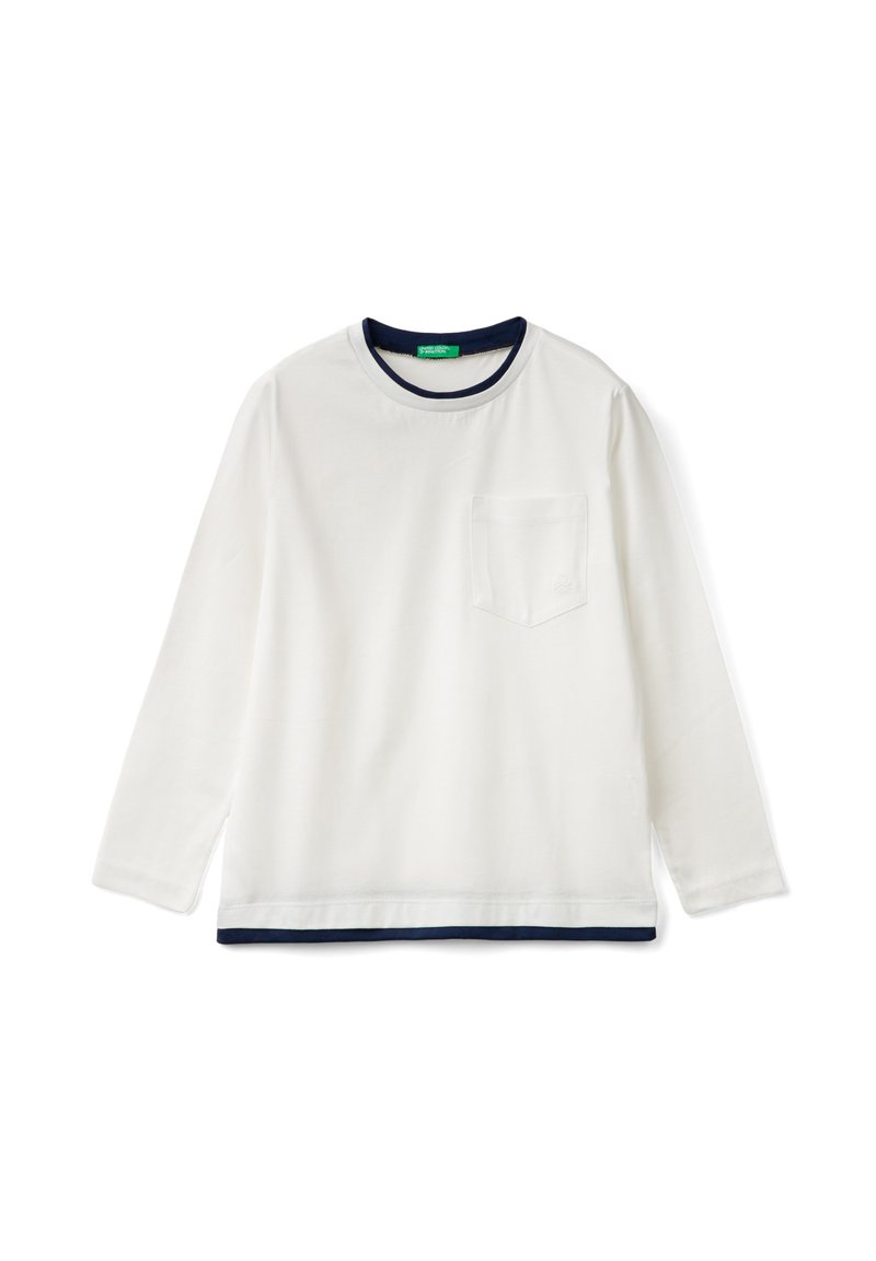 United Colors of Benetton Longsleeve wit United Colors of Benetton Longsleeve wit