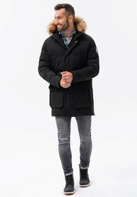 Ombre AND POCKETS  - Parkatakki - black