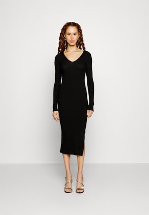 ONLY Tall ONLJULIE LIFE V-NECK DRESS - Laisvo kirpimo suknelė - black
