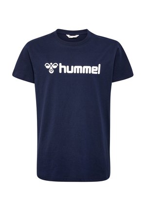 Hummel LOGO KIDS UNISEX - Tričko s potlačou - marine