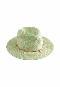 Next PANAMA WITH SHELL TRIM REGULAR FIT - Hatte - sage green