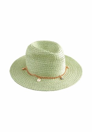 PANAMA WITH SHELL TRIM REGULAR FIT - Kalap - sage green