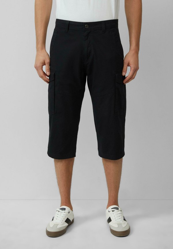 BERMUDA MIT CARGOTASCHEN - Shorts - schwarz