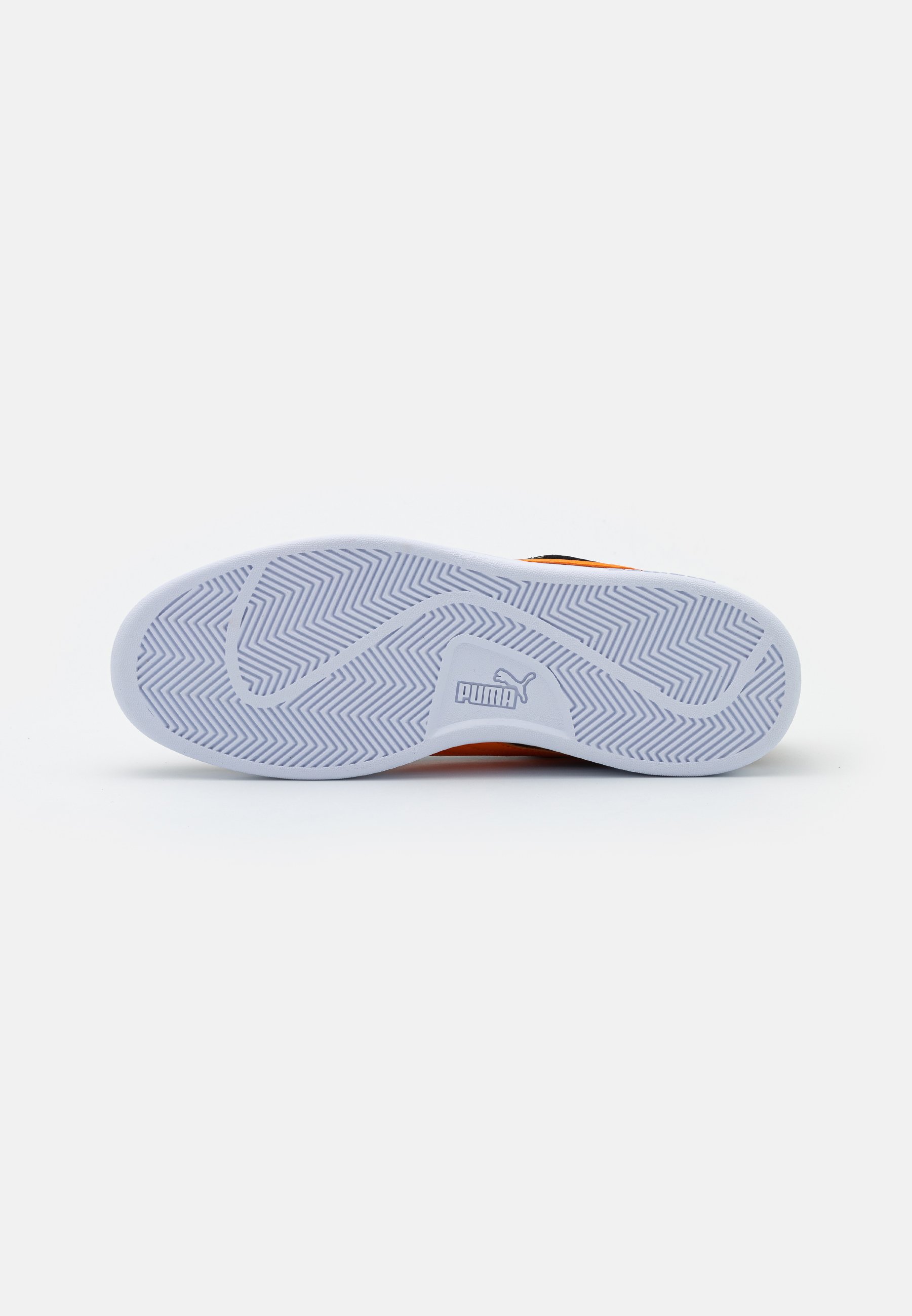 Puma SMASH V2 UNISEX - Baskets basses - black/vibrant orange/team gold/noir  - ZALANDO.FR
