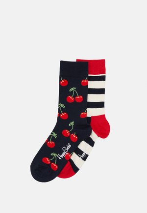 CHERRY STRIPE UNISEX 2 PACK - Chaussettes - multi