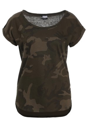 Urban Classics CAMO  - T-shirt con stampa - olive